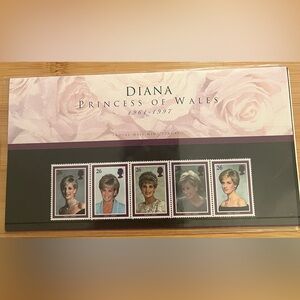 Diana Princess of Wales Royal Mail Mint Stamp Collection